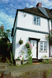 Exterior photo of the cottage